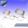 stainless steel double wire hose clamp